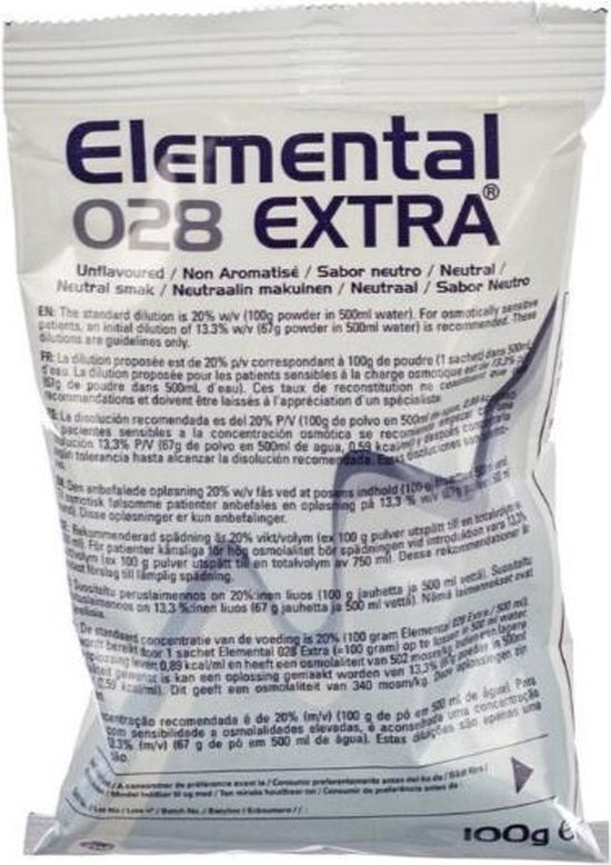Nutricia Elemental o28 extra sachets