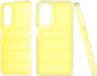 Techsuit Hoesje geschikt voor Samsung Galaxy A25 - Wave Shield Shockproof Hard Case Back Cover - Geel