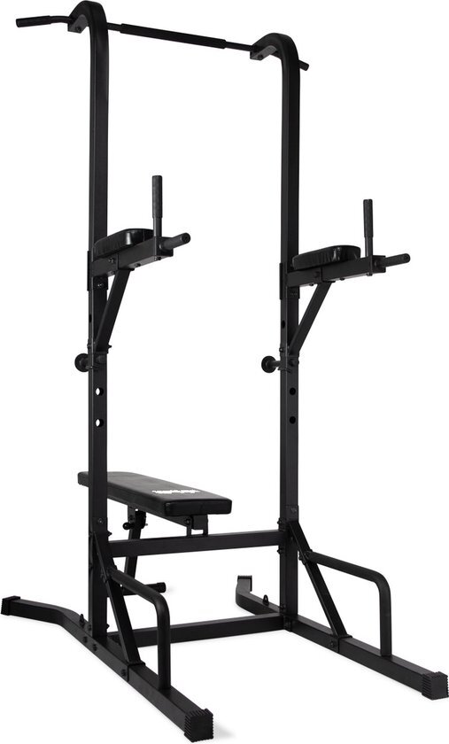 Virtufit Power Tower Deluxe met Fitnessbank