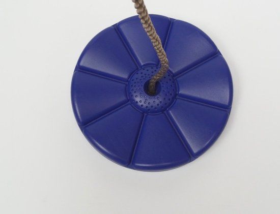 Merkloos Hermic Schommeldisk in kunststof diam. 280x40 mm pp-touw geel