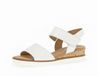 Gabor - Dames - Platte Sandalen - Wit - Maat 40.5