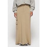 10DAYS Jupe Coupe Droite Poches Terre Taille : M | Jupes Longues Outlet | Femme | Marron