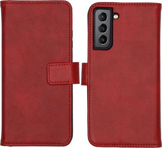 iMoshion Hoesje Samsung Galaxy S21 FE - Book Case - Rood