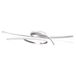 Fischer & Honsel Biba Plafondlamp, nikkel mat/wit