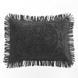 Beatrice Home Fashions Sprei, Chenille, Houtskool, Standaard Sham