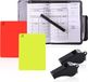 Allecto Premium set de cartes d'arbitre avec sifflets et tableau de score