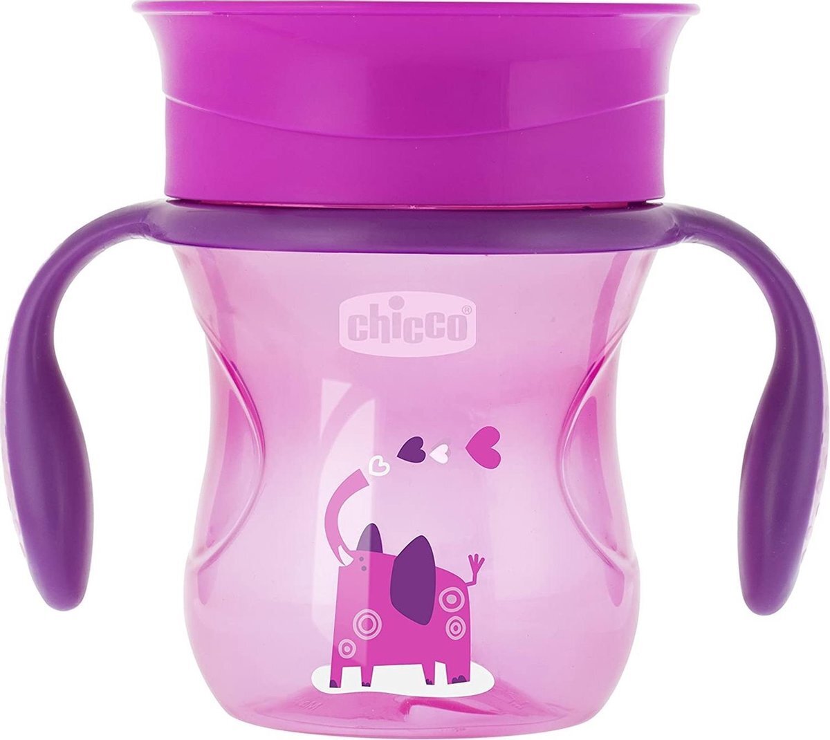 Chicco drinkbeker Perfect Cup junior 200 ml siliconen roze roze