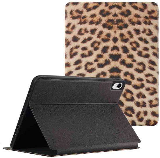 Selencia Tablet Hoes - Geschikt voor Apple iPad 11 2025 A16 / iPad 10e generatie (2022) 10.9 inch - Wild Leo