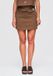 OMBRE Rok - Rits - Effen - Rok Bruin S