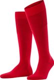 FALKE Airport chaussettes hautes unies laine coton homme rouge - taille 43-44