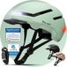 MIVELO Casque de vélo pour femmes et hommes, adultes, avec lumière incluant antivol de casque, certifié NTA jusqu'à 45 km/h, casque adapté pour vélo électrique et S-Pedelec, casque de vélo, ultra léger et sûr