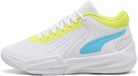 Puma Court Pro 2 Kinderen Basketbalschoenen Unisex Wit/Vibrant Blue Maat 36