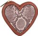 FOSSIL sac accessoire Heart Zip Pouch Hearts multicolore