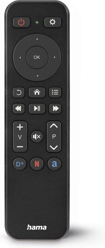 Hama Universele Afstandsbediening voor TV - Zwart