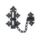Imex El Zorro 73259 veiligheidsdeurketting, 130 x 80 mm.
