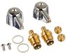 Danco 39674E 2-handvat lavendel kraan Trim Kit voor centrale messing met stelen en stoelen, chroom