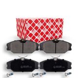 febi bilstein 16429 Remblokken met schroeven (voor) - set van 4 remblokken | Compatibel met: RENAULT CLIO II, LAGUNA I, LAGUNA I Grandtour, MEGANE I, MEGANE I Cabriolet, MEGANE I Classic, MEGANE I Coach