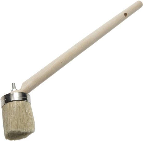 Anza teerkwast/bokkenpoot - houten steel - 45cm - 8711143001640