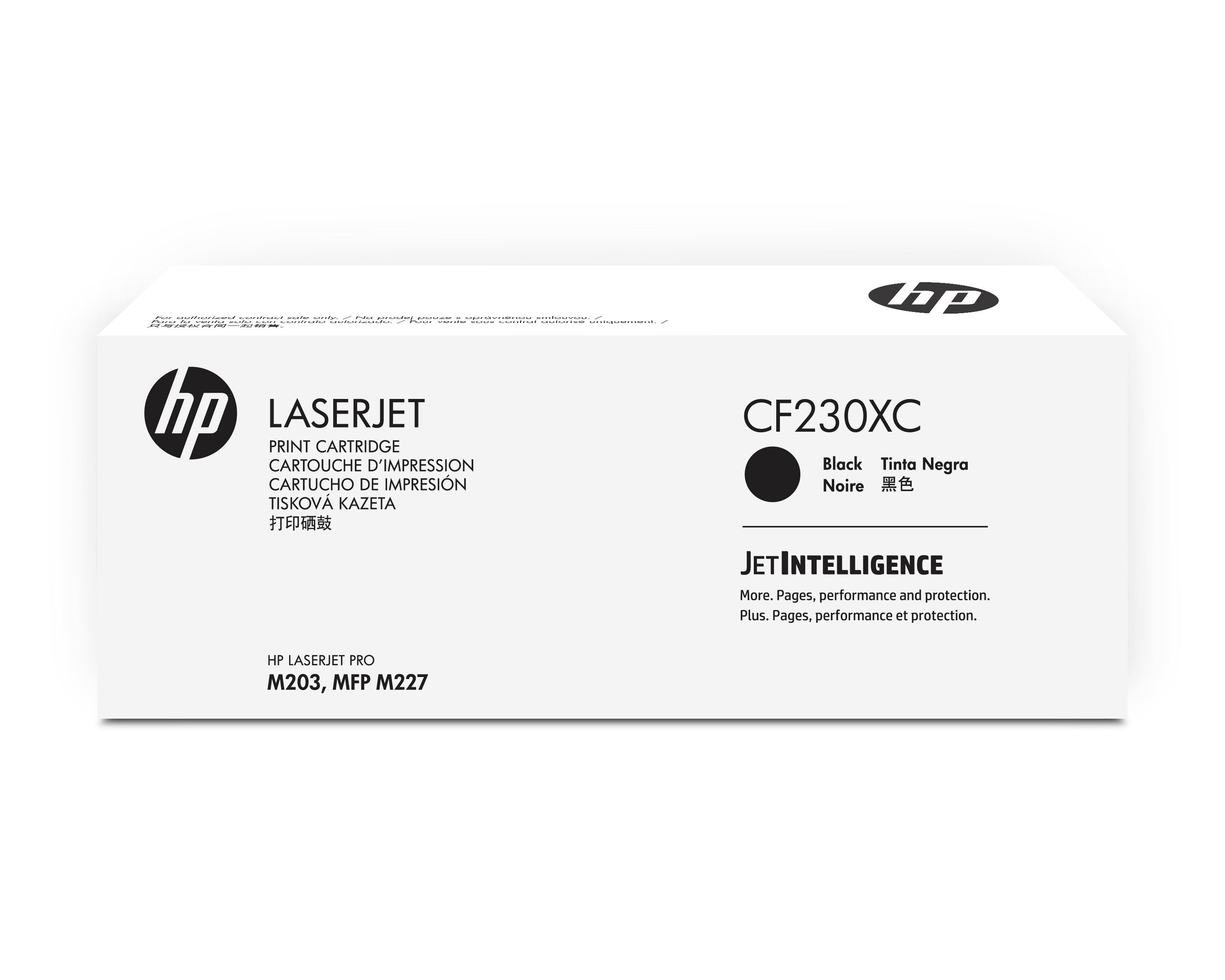 HP 30X High Yield Black Original LaserJet Toner Cartridge - CF230XC