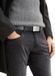 Tom Tailor - TTBOB leren riem met gesp - Maat 105 - black uni