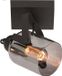 Freelight Spot Fumoso Zwart met Smoke Glas 1 Lichts