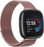 Strap-it Smartwatch bandje - Milanees bandje - roze