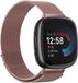 Strap-it Smartwatch bandje - Milanees bandje - roze
