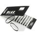 BLAX Snag-Free Hair Elastics Haarelastiekjes, 8 stuks, zwart