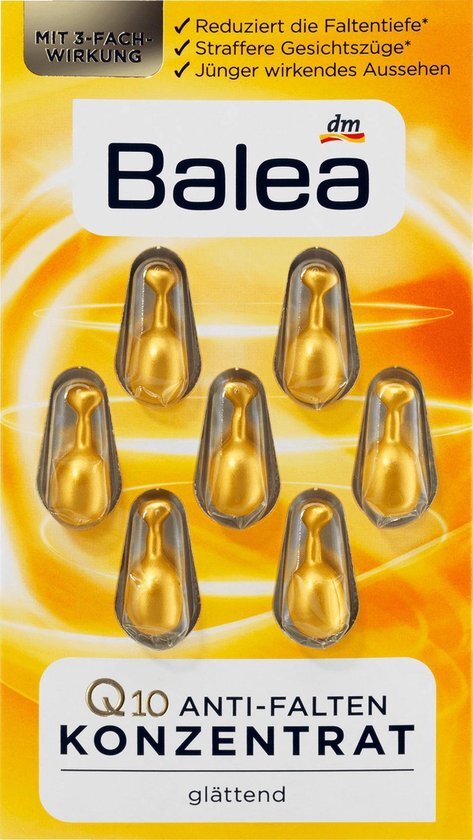 Balea DM Antirimpelconcentraat met Q10 (7 stuks)