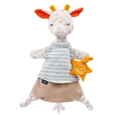 Fehn Knuffeldoek handpop giraffe - 4001998053098