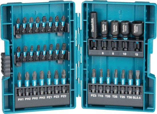 Makita Boorset B-66880 - 35-delig - Incl. koffer