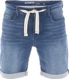 riverso Heren Short Broeken RIVPaul regular/straight Fit Blauw W 40 Volwassenen Stretch Jeans Korte Broek