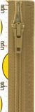 Opti S60-60-00886 ritssluiting, 100% polyester, 00886 bruin, 60 cm