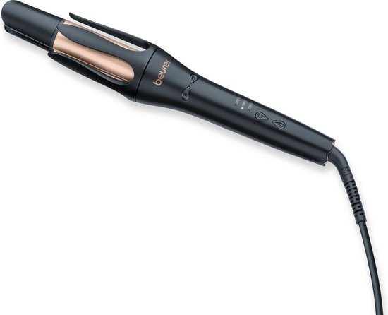 Beurer HT 75 Automatische Krultang - Hair Curler - Stijltang - Open krulcompartiment - Ionentechnologie - Lichtgewicht - 3 Temperatuurstanden - Keramische en toermalijn coating - 2 Krulrichtingen - Verticale handgreep - 3 Jaar garantie