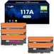 HP 117A Cartouches de toner pour HP Color Laser (2 Noir, 1 Cyan, 1 Jaune, 1 Magenta)