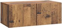 vidaXL Wandmontage TV-kast Oud hout Bewerkt hout 78,5 x 41 x 30 cm