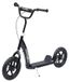 Kickroller Enfant - Tricycle - Roues de 30 cm - Guidon réglable - Frein sur la roue arrière - Cadre en acier - Capacité de charge 50 kg - Noir