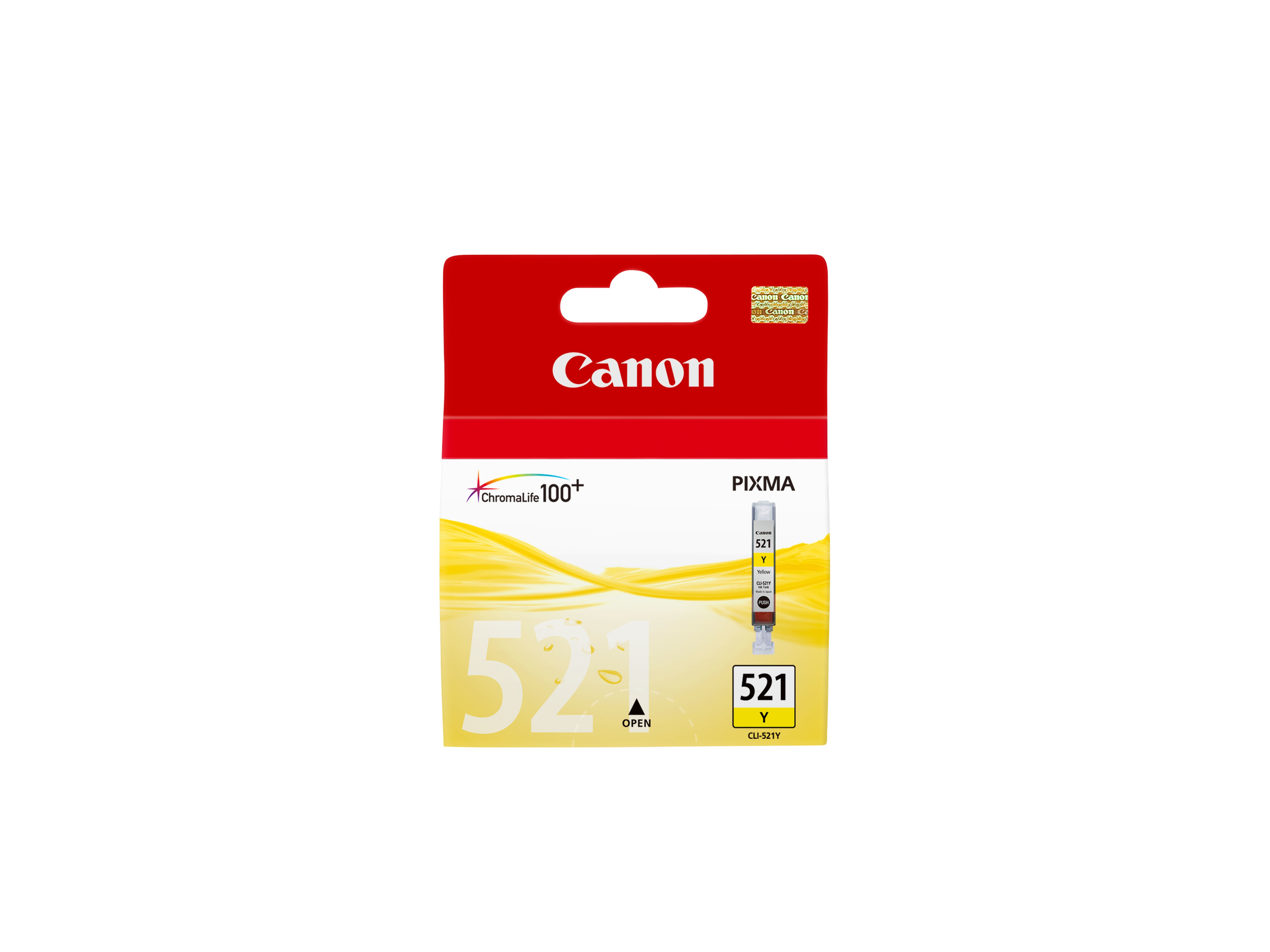 Canon CLI-521Y Yellow Ink Cartridge - Original