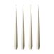 ester & erik Lot de 4 bougies ivoire, 32 cm