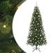 Sapin de Noël artificiel avec 300 LED vert 210 cm PE et PVC