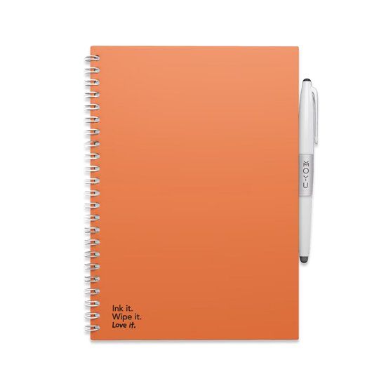 MOYU Uitwisbaar Notitieboek A5 - Sunset Orange - Premium Cover