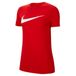 Nike Dames Short Sleeve Top W Nk Df Park20 Ss Tee Hbr, University Rood/Wit, CW6967-657, S