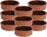 Merkloos / Sans marque Koopman International Tapas schaaltjes van 500 ml - 12x stuks - terracotta - 12 x 4 cm