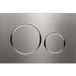 Geberit Sigma20 - Plaque de déclenchement Sigma20, Inox 115.882.sn.1
