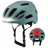 GOOFF RIDER Fietshelm met Verlichting - Blauw - M