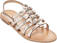 LES TROPEZIENNES PAR M. BELARBI Hikano leren sandalen Goud