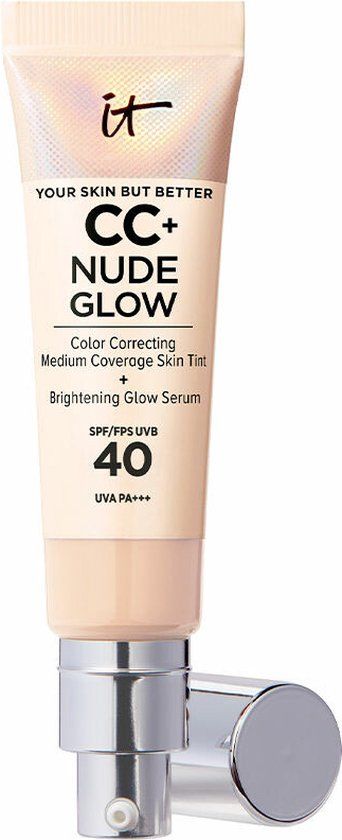 IT Cosmetics CC+ Nude Glow Lightweight Foundation + Glow Serum SPF 40 Light Medium 32 ml