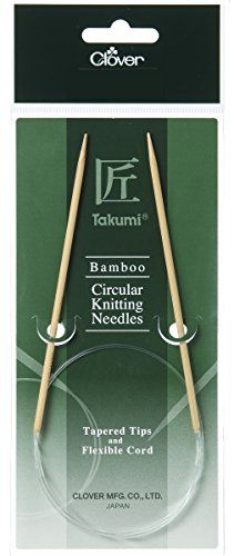 Clover Takumi Bamboo: Breipelden: Circulair: 80cm x 2.00mm, Hout, 2mm