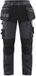 Blåkläder Werkbroek met stretchpanelen en spijkerzakken 1599-1343 - Donkergrijs/Zwart - C52