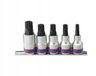 King Tony Spline doppenset 1/2" 5-delig M8-M16